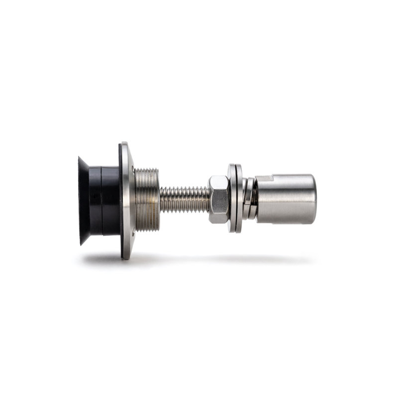 Fixation en verre robuste FHC HDRF1BS pour verre 1/2 "à 1-1 / 16" - Acier inoxydable brossé