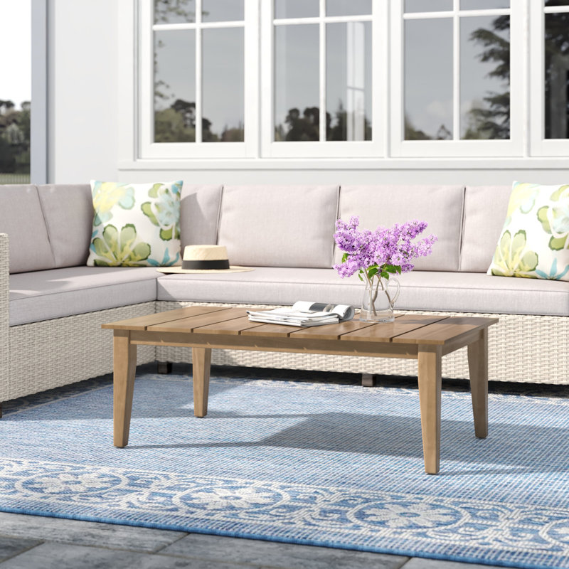 Andryc Rectangular Outdoor Coffee Table
