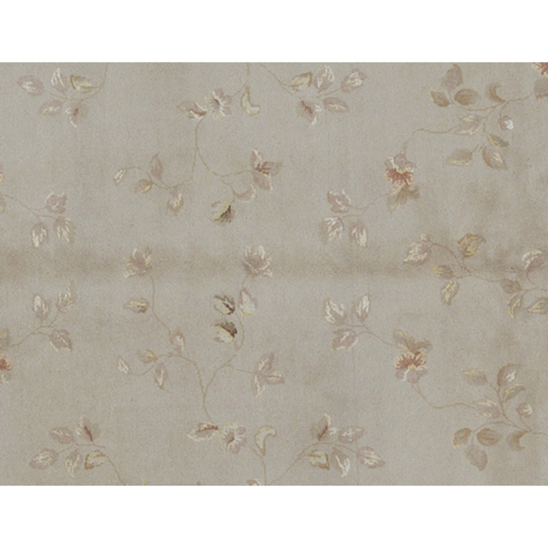 Hand Knotted Area Rug in Beige
