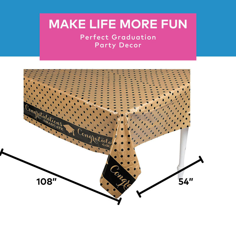 Disposable Graduation Tablecloth