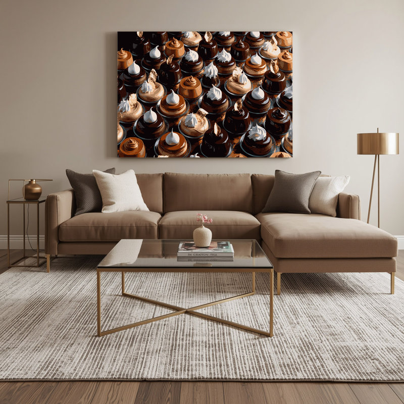 Art mural sur toile, "Desserts Mousse"