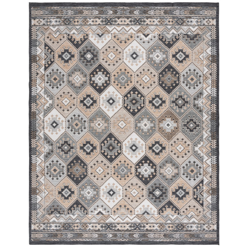 Tapis intérieur / extérieur Chenery Sunrise, Rectangle 8 pi x 10 pi