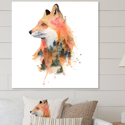 " Cartoon Orange Fox "
