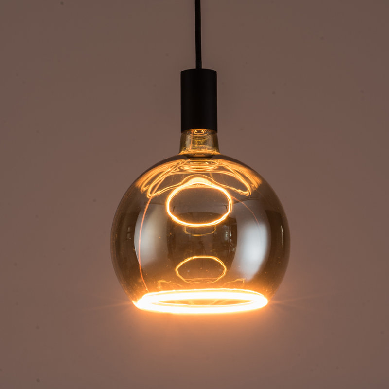 Akers 1 - Light Bulb Pendant, Black