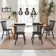Chaise d'appoint en bois massif Chesley