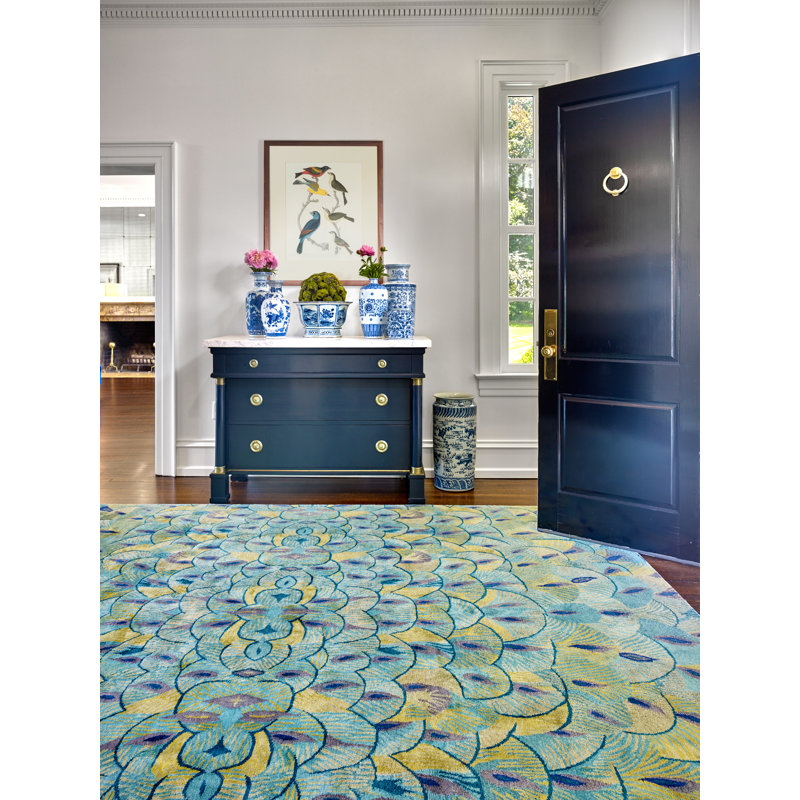 Contemporary Animal Print Area Rug, Rectangle 6' x 9'