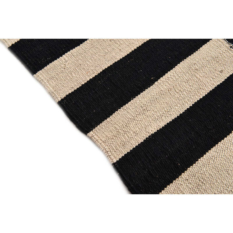 Tapis noir et blanc Jessen