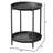 Outdoor Side Table, 2-Tier End Table Round Accent Table-115186431