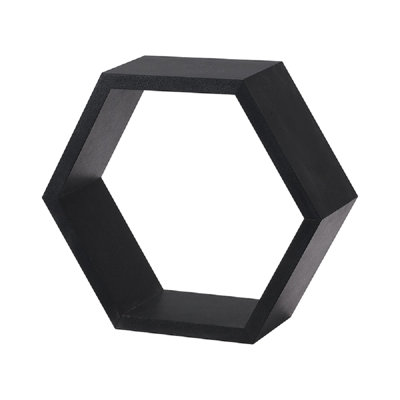 Barayon Hexagon Floating Shelf