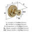 Faraday 1-1/4 inch (32mm) Diameter Cabinet Knob-111952425