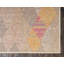 Tapis bleu clair / rose / brun clair / jaune en laine touffeté à la main Lonniet Deedgra-22568033