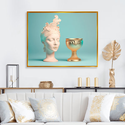 «Marble Woman surrealistic Universe II», reproduction sur toile