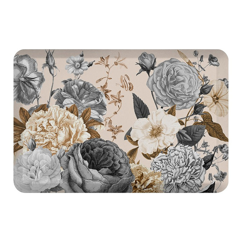 Tapis de cuisine anti-fatigue Pivoines et Roses