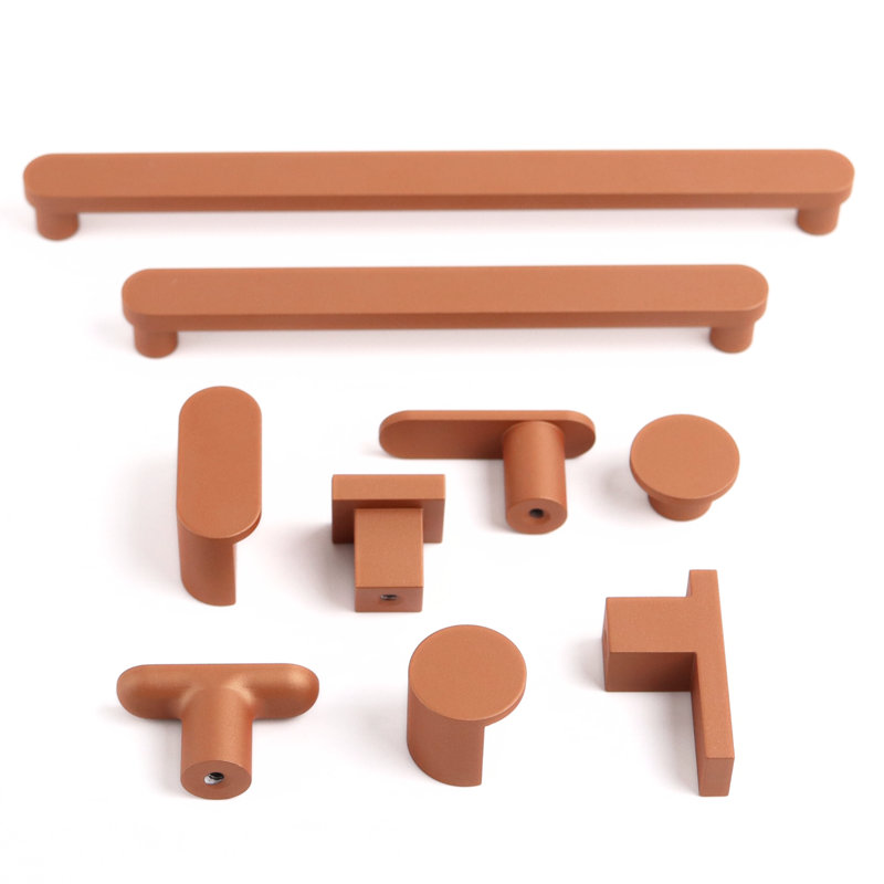 1.75" Oval Knob,  Copper (Brown)
