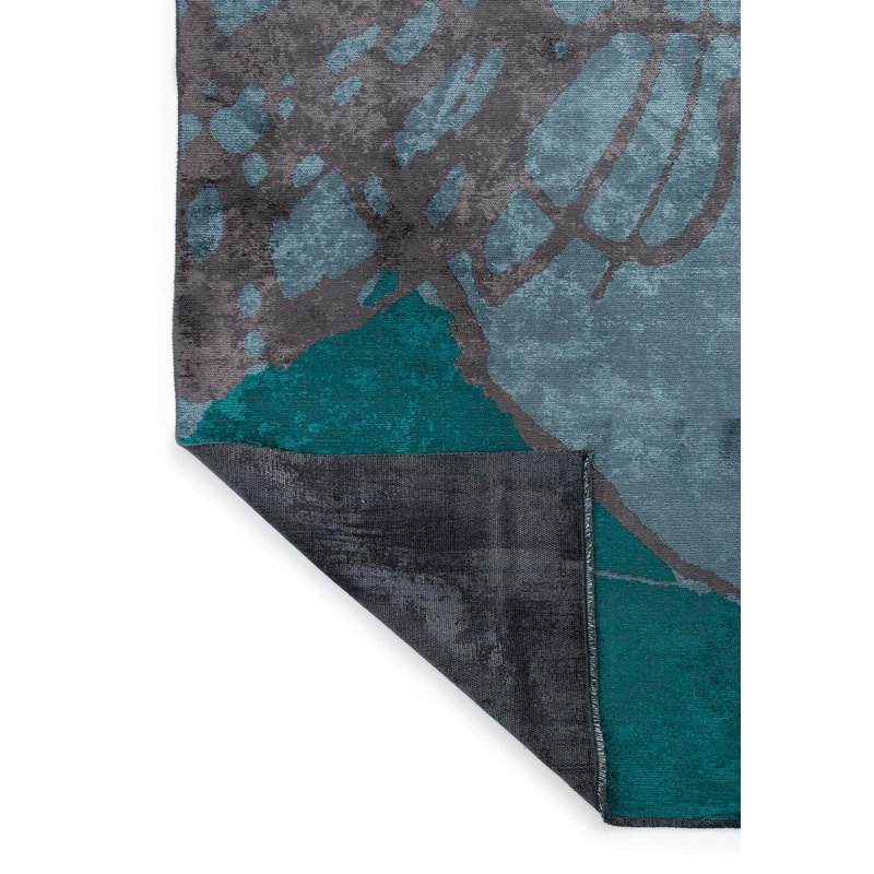 Rapture Abstract Area Rug, Rectangle 9'10" x 14'