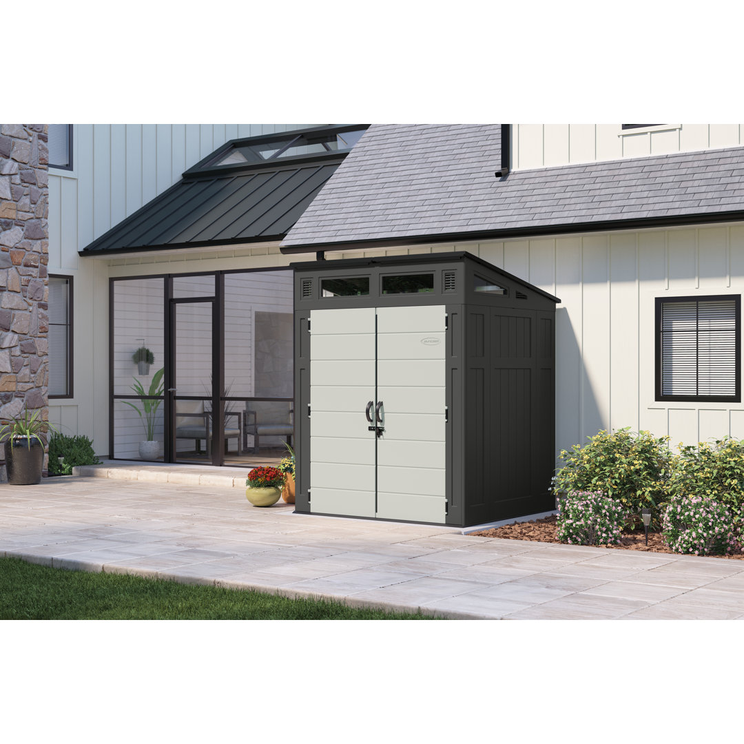Suncast Modernist® 6 Ft. X 5 Ft. Storage Shed Suncast