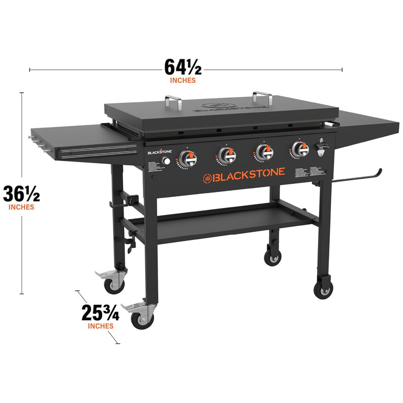 Blackstone 36 inches Omnivore Griddle w/ Hard Cover, Propane Gas Outdoor Cooking Stove