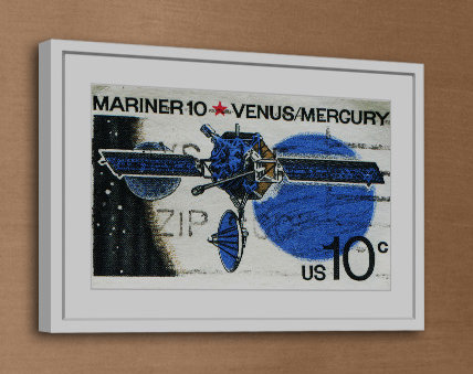Mariner 10 - Print on Canvas, 61cm H x 91cm W x 3.81cm D