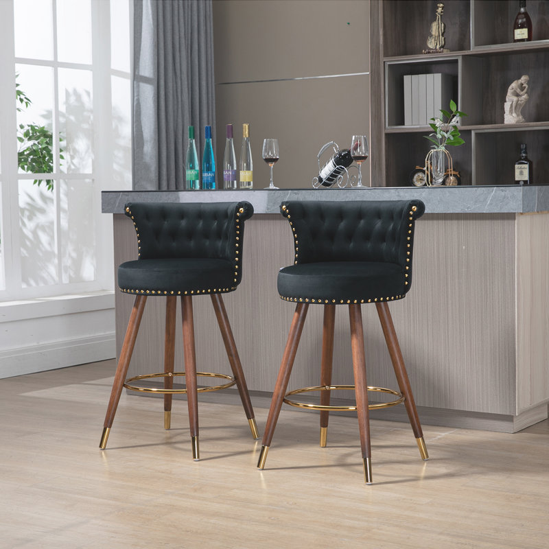 Tabouret 27,74 po Jaimarion, Noir, 2