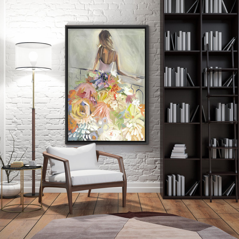 Nature Inspired Blossom Reverie: The Enigmatic Backdrop, 40" H x 30" W