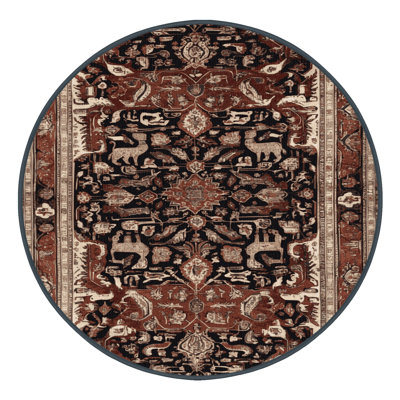 Tapis brun lavable à la machine