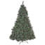 Arbre mélangé 9 'en cachemire et poils de neige avec 105 pommes de pin et 1200 lumières claires-UL, 2317 pointes, diamètre: 69