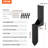 Stellweilan Tessberg Black Metal Mounting Hardware