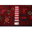 Zackerias One-of-a-Kind 4'8" X 9'9" 1990s Runner Wool Area Rug Red
