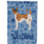 Caniche en polyester à 2 côtés 40 x 28 po standard welcome drapeau maison-957493120