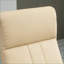 Fauteuils inclinables avec repose-pieds, fauteuil de massage électrique moderne en similicuir | 10 points de vibration, 5 modes, télécommande, base pivotante | Beige | Structure en acier