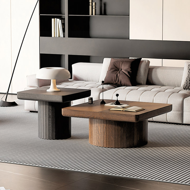 Ensemble de tables basses gigognes Modern Wood