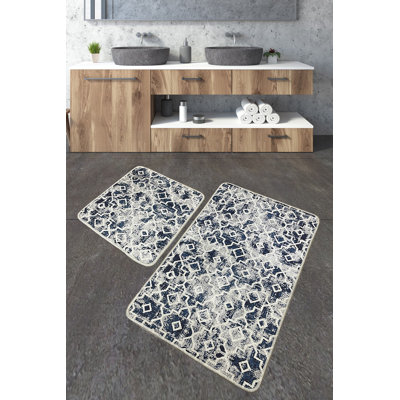 Ensemble de 2 tapis de bain Anamosa
