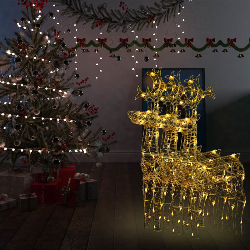 Weather Resistant Acrylic Christmas Decoration, Warm White
