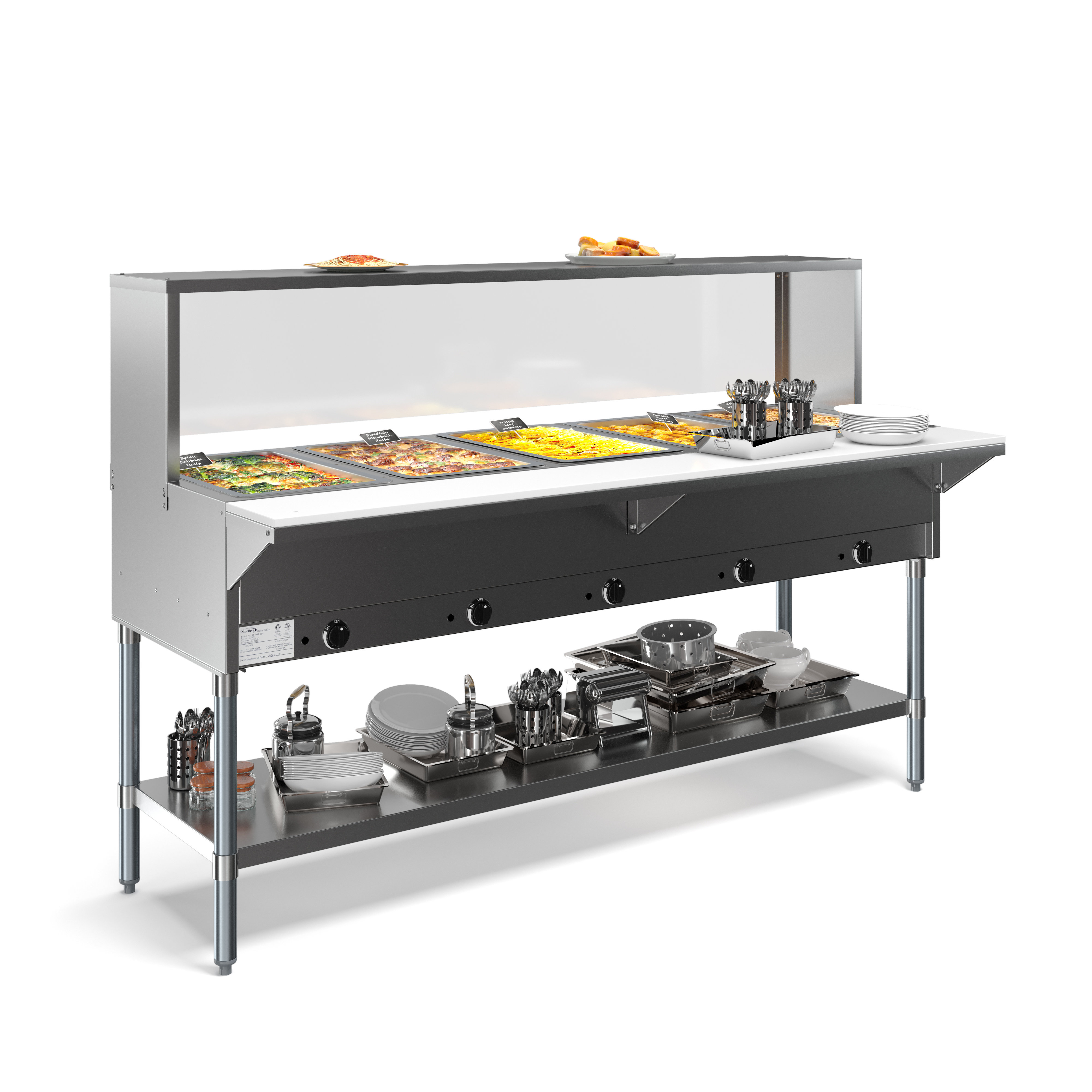 Stainless Steel Hot Food Warmer Box with Adjustable shelves - Smart Buffet  Ware - SMART Buffet Ware