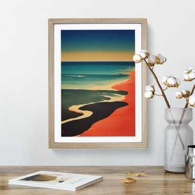 Red Sand Beach - Wall Art