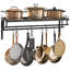 Metal Rectangle Wall Mounted Pot Rack
