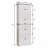 Tall Storage Cabinet With 8 Doors And 4 Shelves, Wall Storage Cabinet-884178086