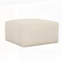 Upholstered Square Ottoman,Beige,Corduroy-1131873116