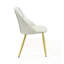 Chaises de salle à manger rembourrées en cuir synthétique avec conception ergonomique et fabrication robuste pour une assise confortable