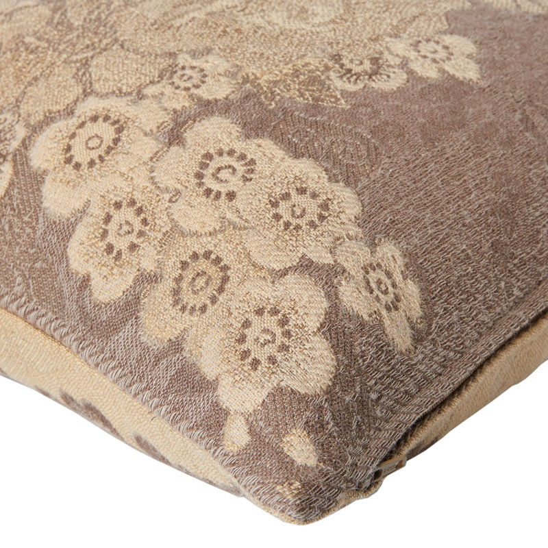 Floral Throw Pillow, 24" x 24"