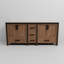 Meuble-lavabo double 80 po Rustwood X P 22 po D, avec plateau en marbre de culture-117971270-117971269