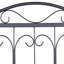 56.5cm H x 33cm W Iron Arched Trellis