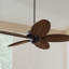 Ventilateur de plafond d'extérieur à cinq pales en forme de feuille de 52 po avec chaînette Garrick-23578142