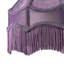 19cm H Velvet Lamp Shade in Purple