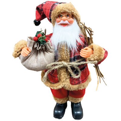 12 "Country Plaid Claus