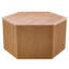 Table basse cannelée
