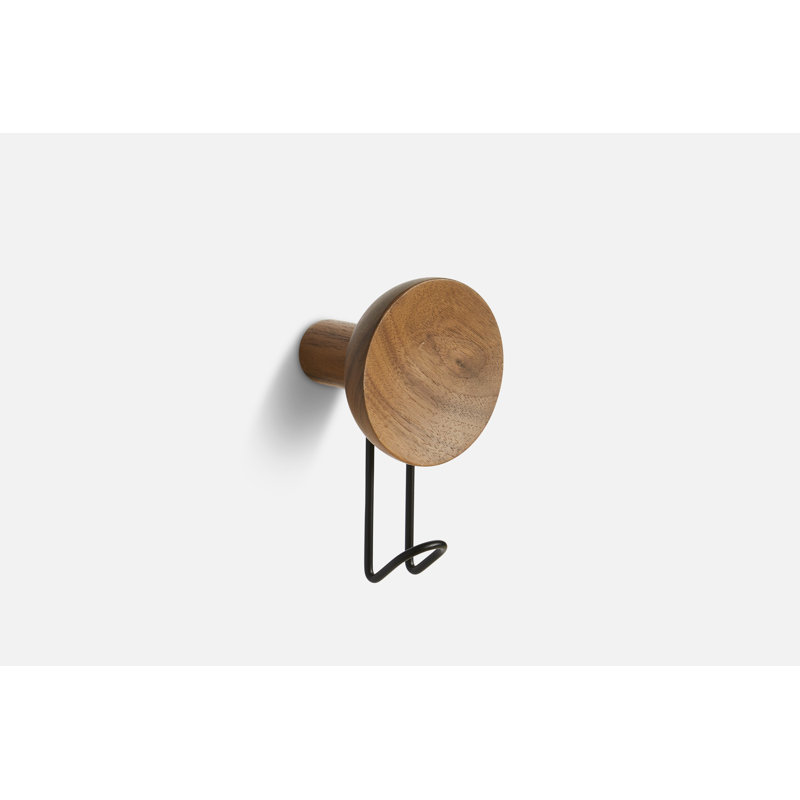 Around Wall Hanger (Large), Black/Walnut