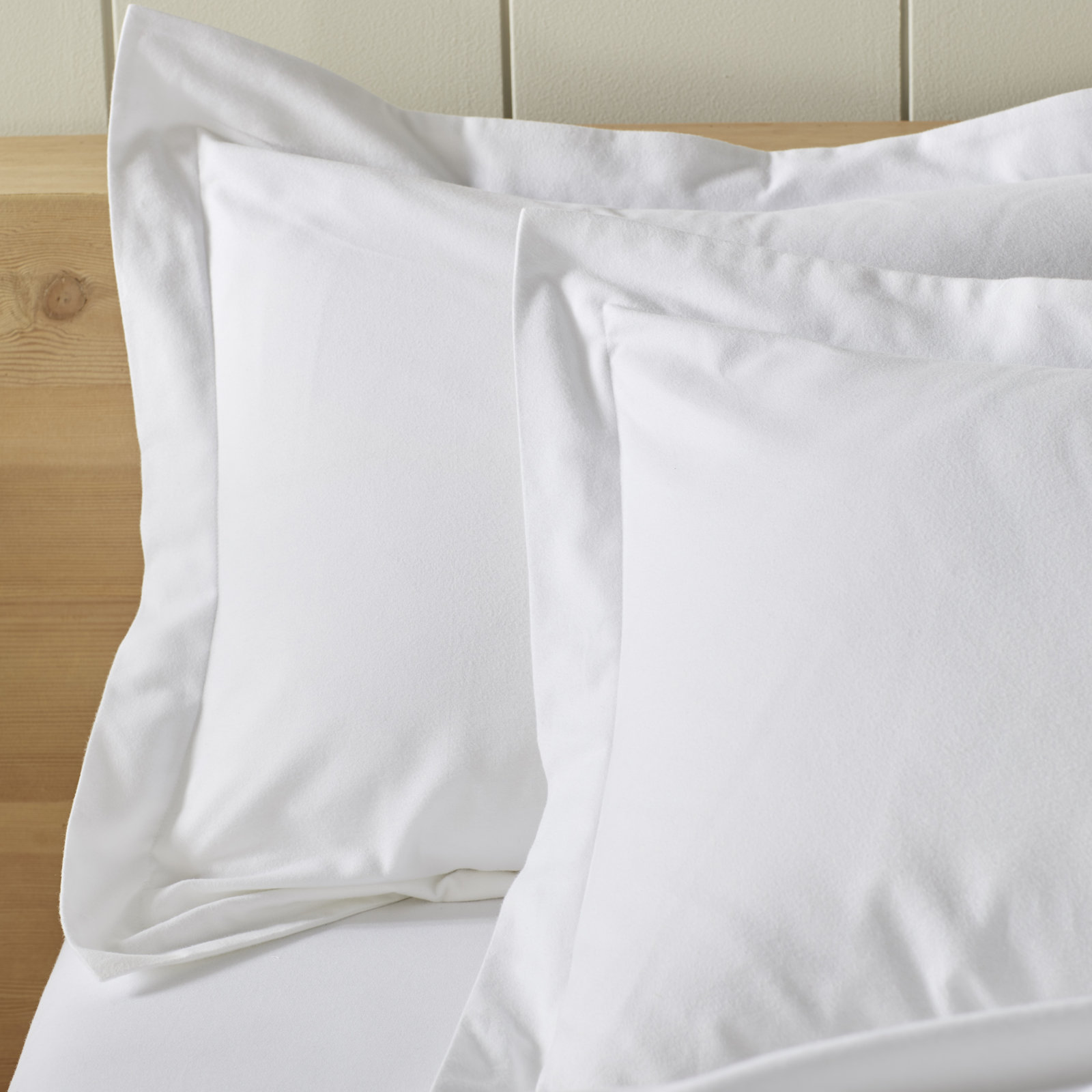 Cloud Cotton Flannel Duvet Cover, King Duvet Cover, Alpine White