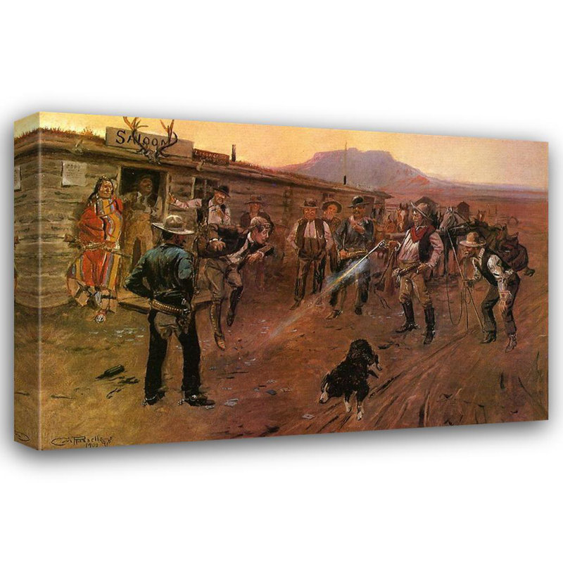 Art sur toile tendue avec la galerie Charles Marion Lark Manor ™: The Tenderfoot, H 28 po x l 40 po