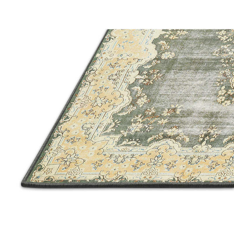 Tapis beige/gris traditionnel Sassa, Rectangle 2 pi x 4 pi